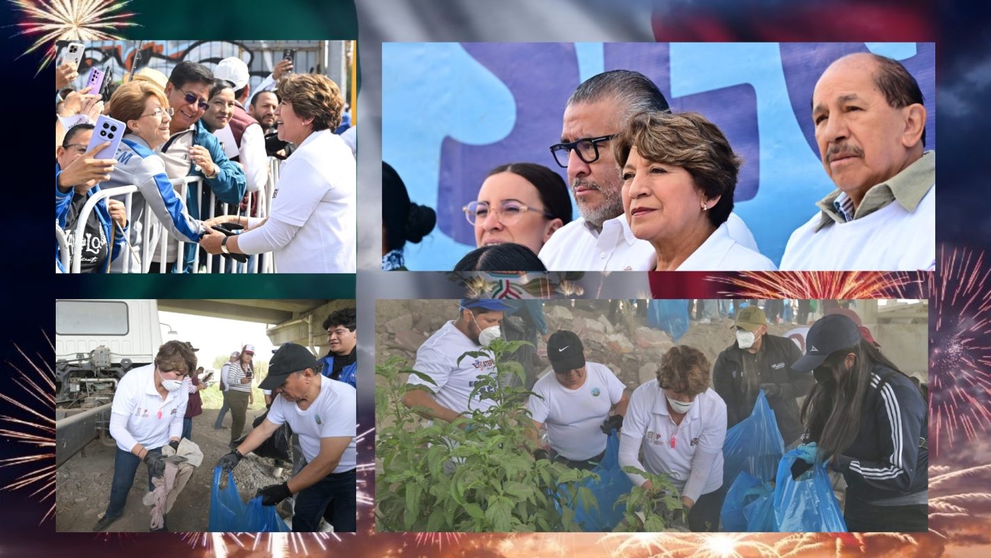 ¡Arriba las escobas, abajo la basura! EdoMéx se lleva el Récord Guinness