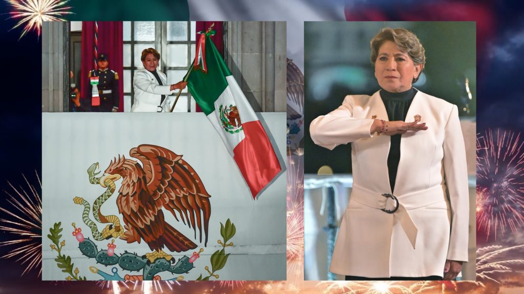 Lee más sobre el artículo Delfina dio el Grito… y el cielo respondió con cuetes y drones patriotas