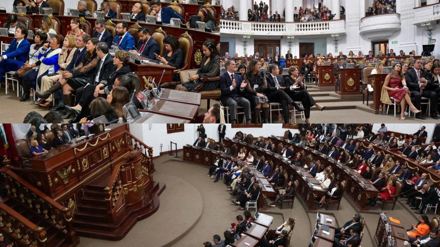 Reafirma Gobernadora Delfina Gómez trabajo conjunto entre EdoMéx y CDMX; acude a Informe de Clara Brugada