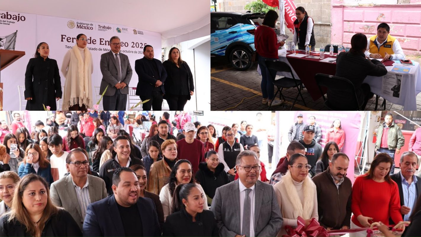 Ayuda GEM a mexiquenses a encontrar trabajo con 32 Ferias de Empleo; liderazgo nacional en creación de puestos formales