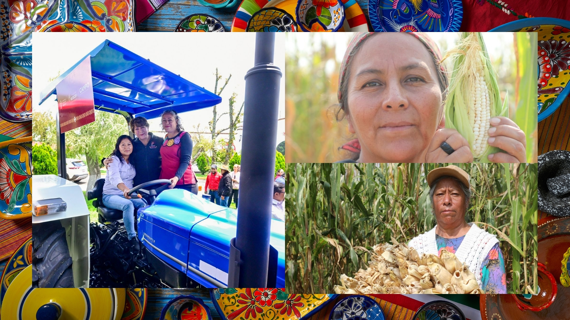 En este momento estás viendo ¡Apoyo sin precedentes! Destina Gobernadora Delfina Gómez más de 278 mdp a maquinaria, equipo e insumos para productores de maíz