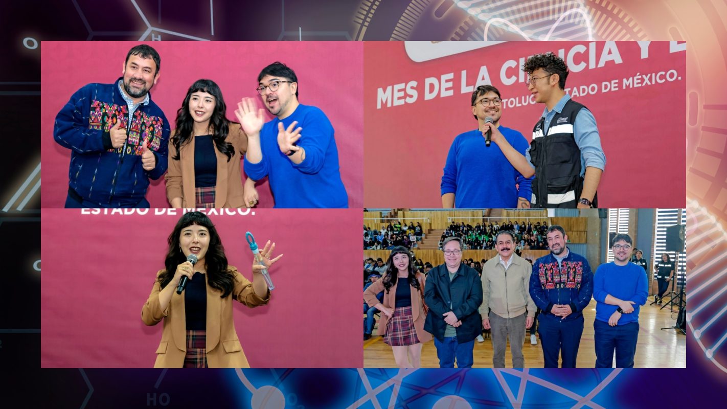 GEM promueve la ciencia entre jóvenes; acerca a comunicadores científicos con alumnos mexiquenses