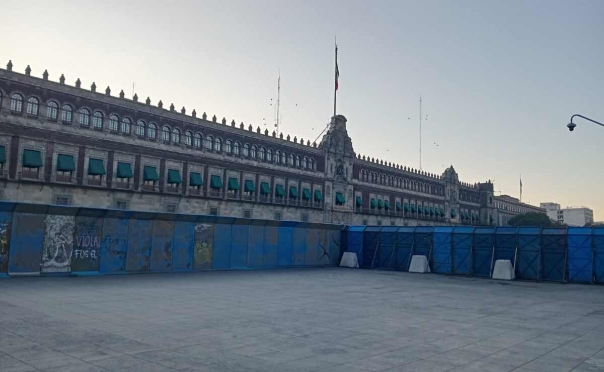En este momento estás viendo Preparan blindaje en Palacio Nacional por marcha del 8M 🚧